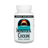 Source Naturals, Inositol & Choline, 800 Mg, 50 Tablets
