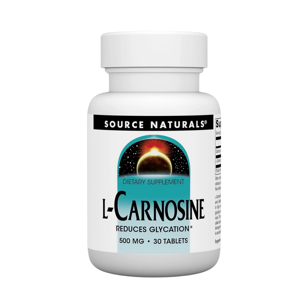Source Naturals, L-Carnosine, 500 Mg, 30 Tablets