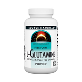 Source Naturals L-Glutamine, Free Form Amino Acid, 100 Grams Powder