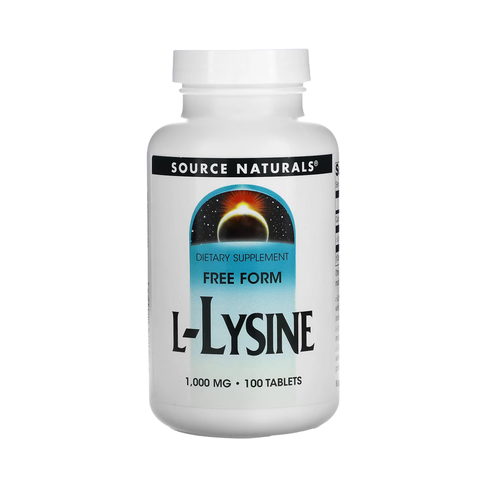 Source Naturals, L-Lysine, 1000 Mg, 100 Tablets