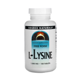 Source Naturals, L-Lysine, 1000 Mg, 100 Tablets