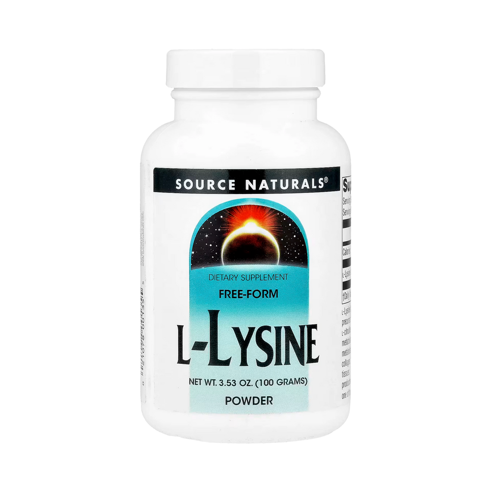 Source Naturals, L-Lysine, 3.35 Oz Powder