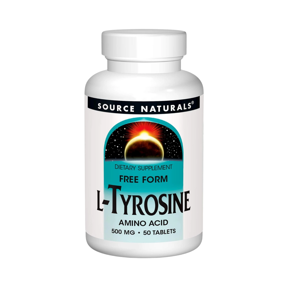 Source Naturals, L-Tyrosine, 50 Tablets