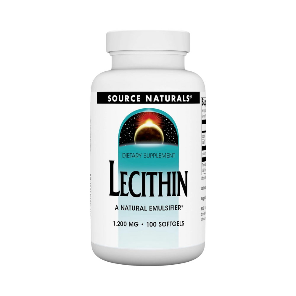 Source Naturals, Lecithin, 1200 Mg, 100 Softgels
