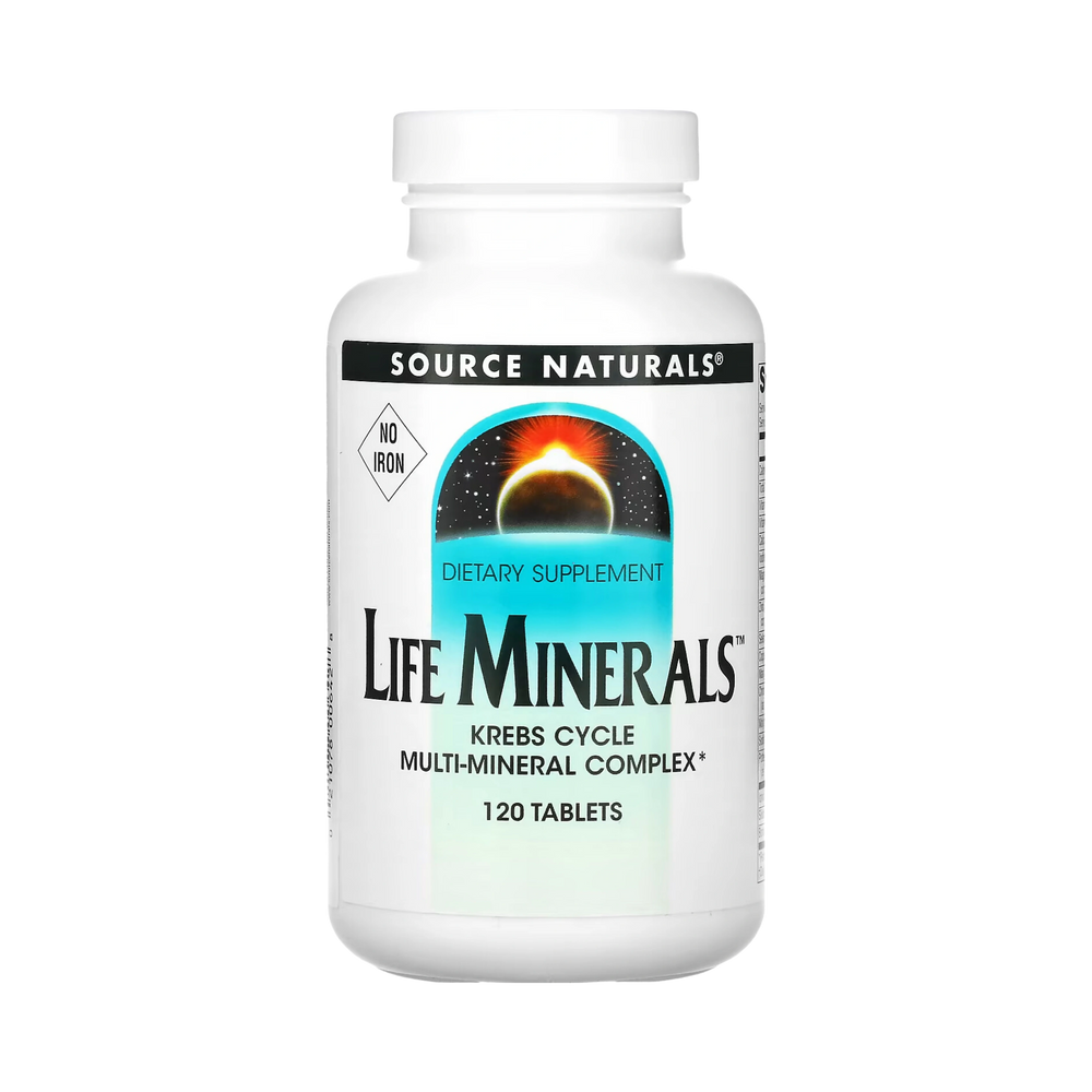 Source Naturals, Life Minerals, No Iron, 120 Tablets