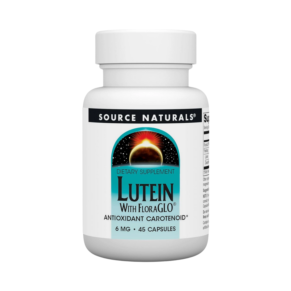 Source Naturals Lutein with FloraGLO, Antioxidant Carotenoid, 6 Mg, 45 Capsules