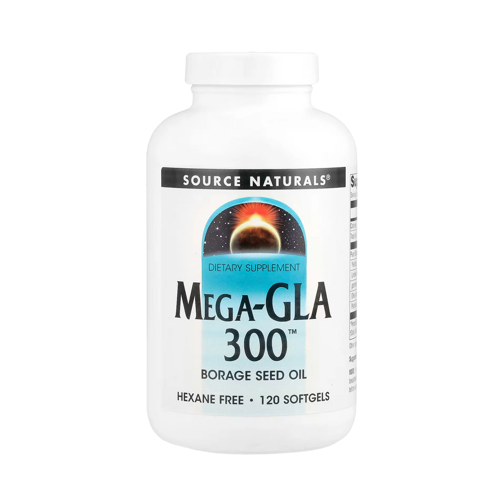 Source Naturals, Mega-GLA 300, 120 Softgels