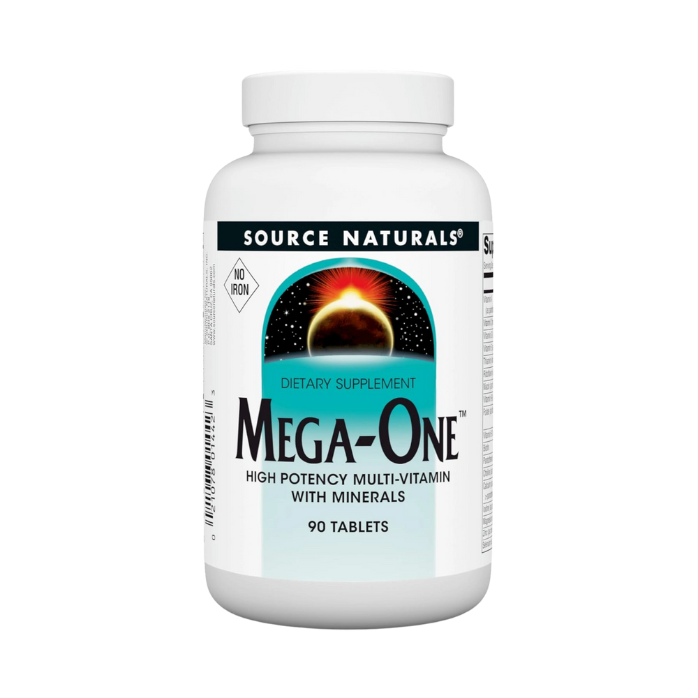 Source Naturals, Mega-One Multiple, No Iron, 90 Tablets