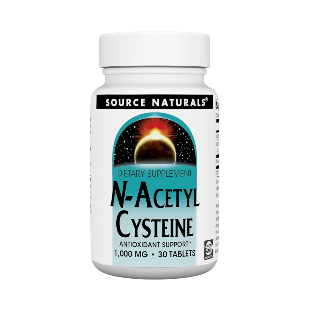 Source Naturals, N-Acetyl Cysteine, 1000 Mg, 30 Tablets