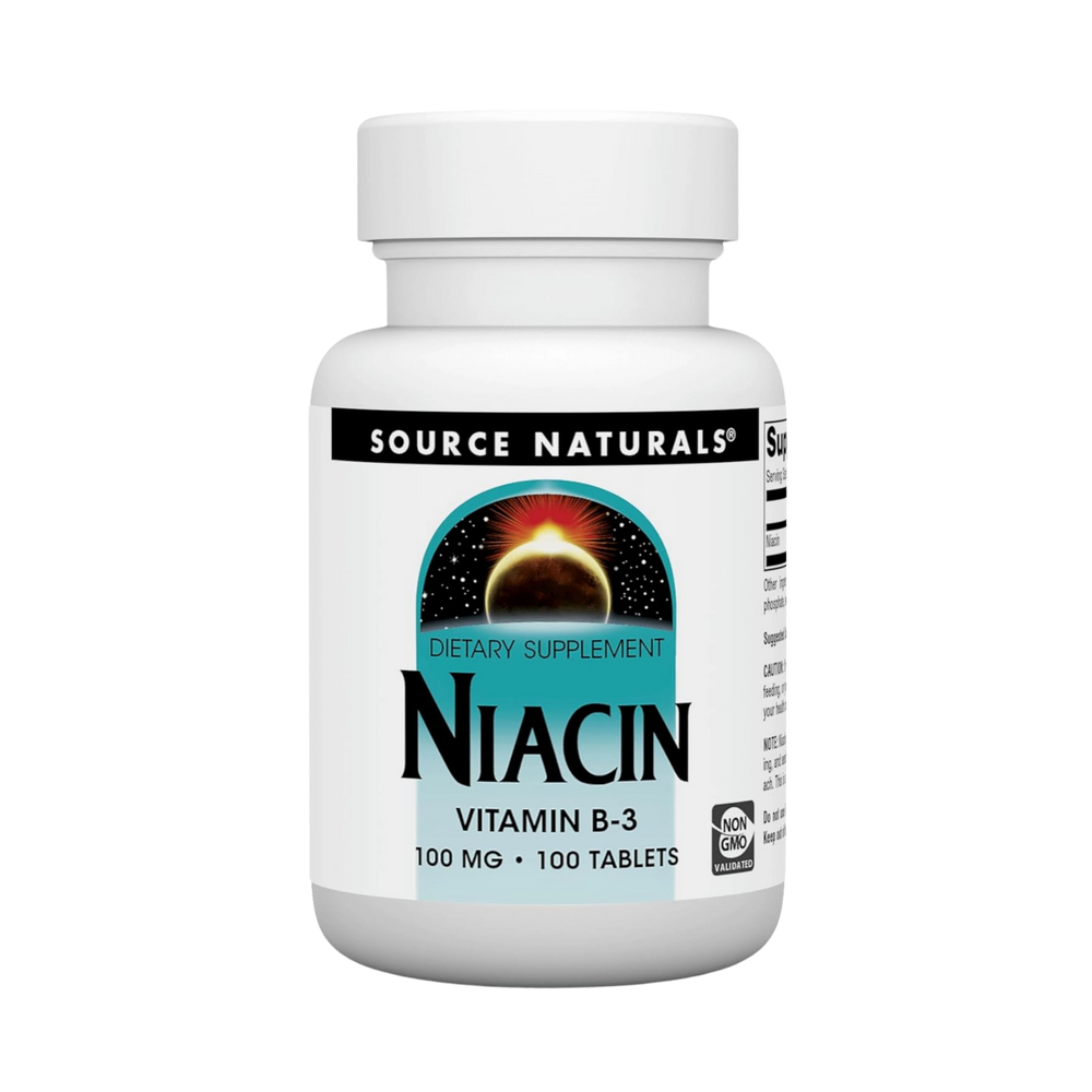 Source Naturals, Niacin, 100 Mg, 100 Tablets