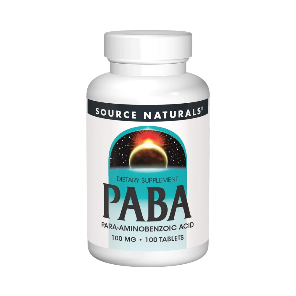 Source Naturals, PABA, 100 Mg, 100 Tablets