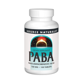 Source Naturals, PABA, 100 Mg, 100 Tablets