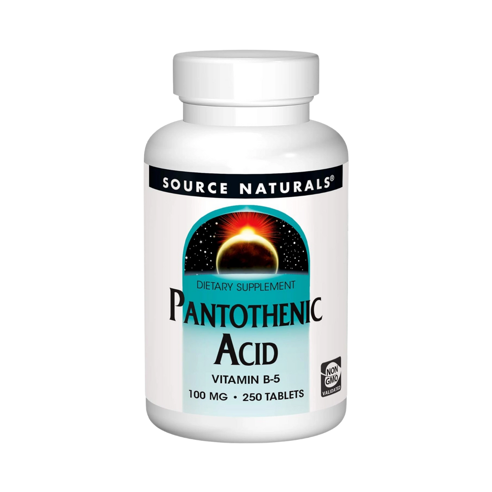 Source Naturals, Pantothenic Acid, 250 Mg, 100 Tablets