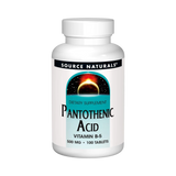 Source Naturals, Pantothenic Acid, 500 Mg, 100 Tablets