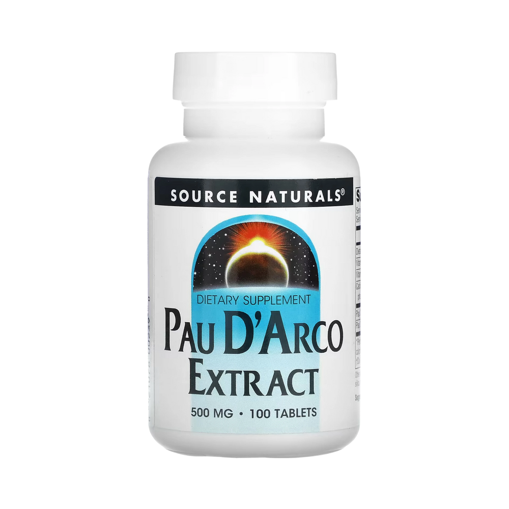 Source Naturals, Pau D'Arco Extract, 500 Mg, 50 Tablets