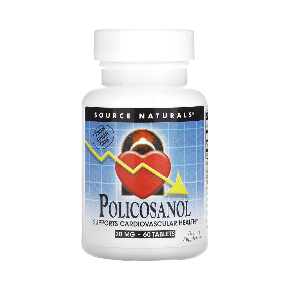 Source Naturals, Policosanol, 20 Mg, 60 Tablets