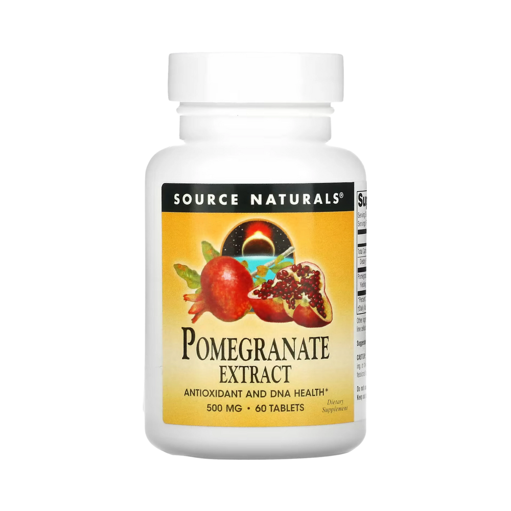 Source Naturals, Pomegranate Extract, 500 Mg, 60 Tablets