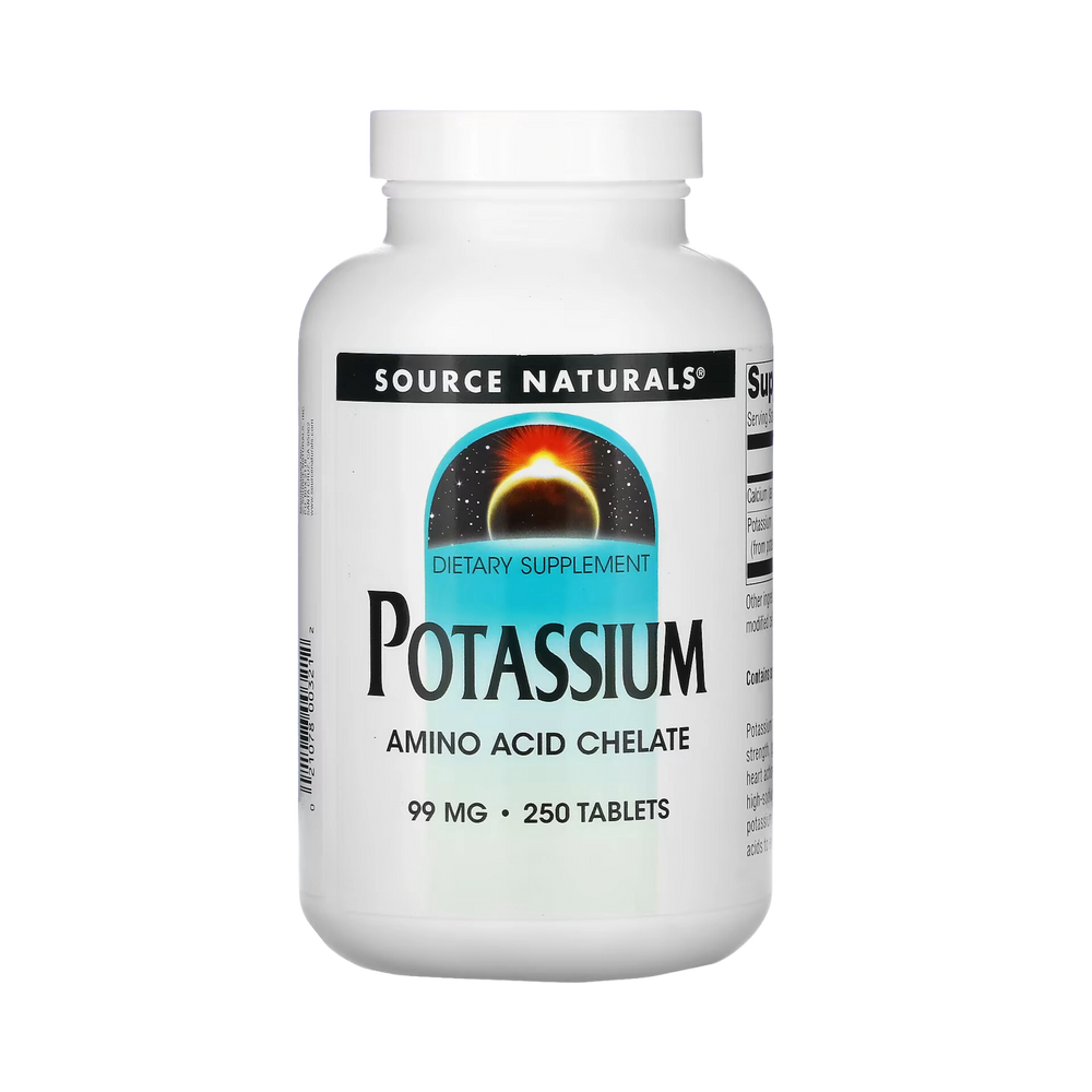 Source Naturals, Potassium, 99 Mg, 100 Tablets