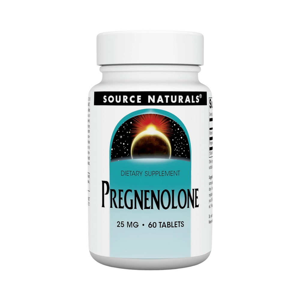 Source Naturals, Pregnenolone, 25 Mg, 60 Tablets