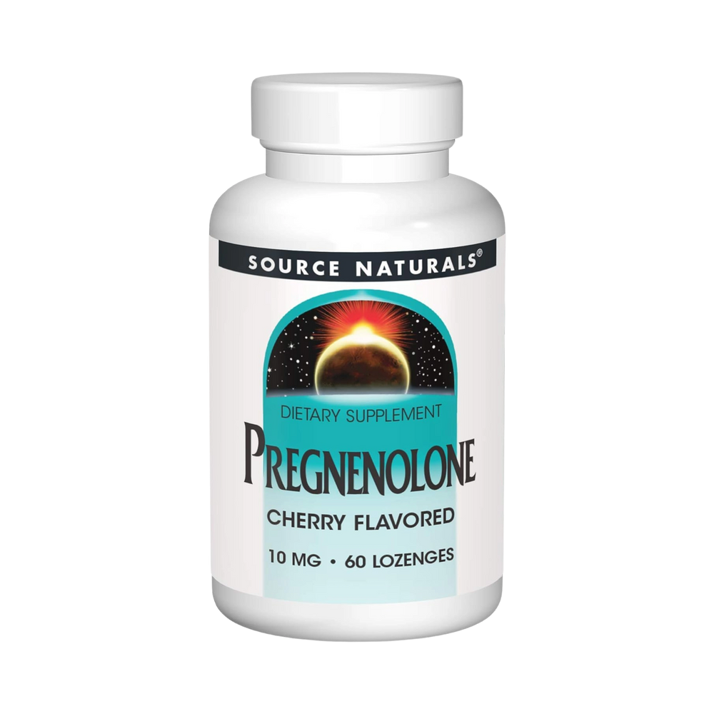 Source Naturals, Pregnenolone, Cherry Flavor, 10 Mg, 60 Lozenges