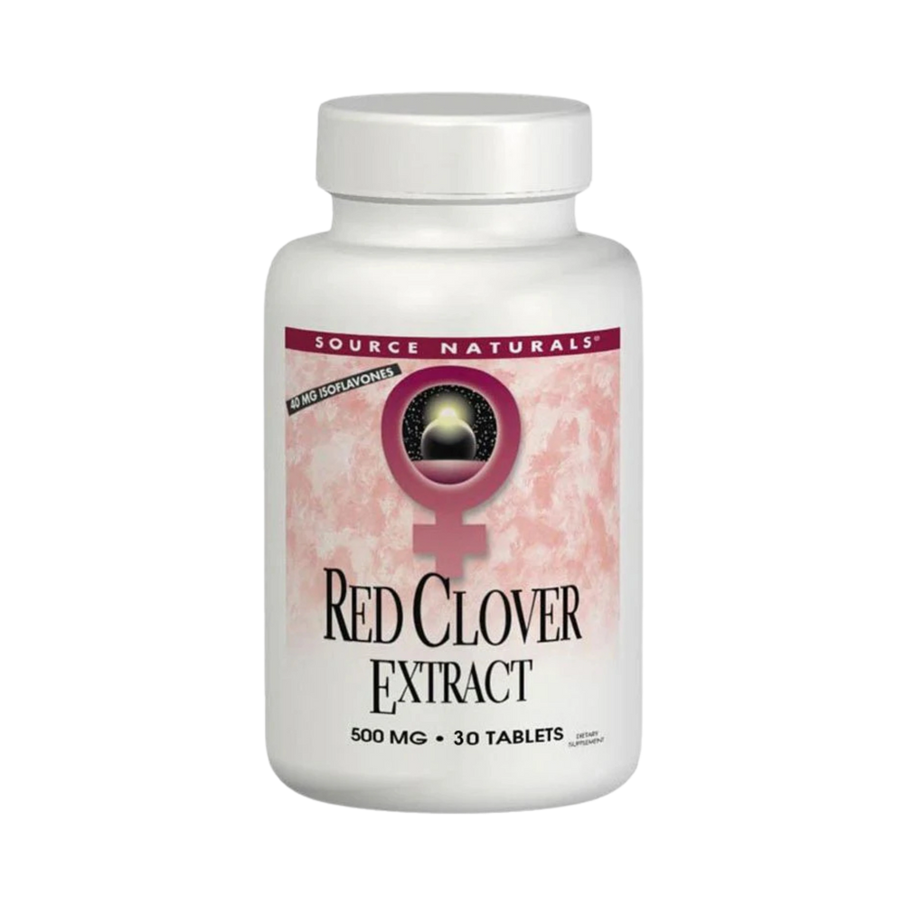 Source Naturals, Red Clover Extract (Women's Line Label) 500 Mg, 60 Tablets