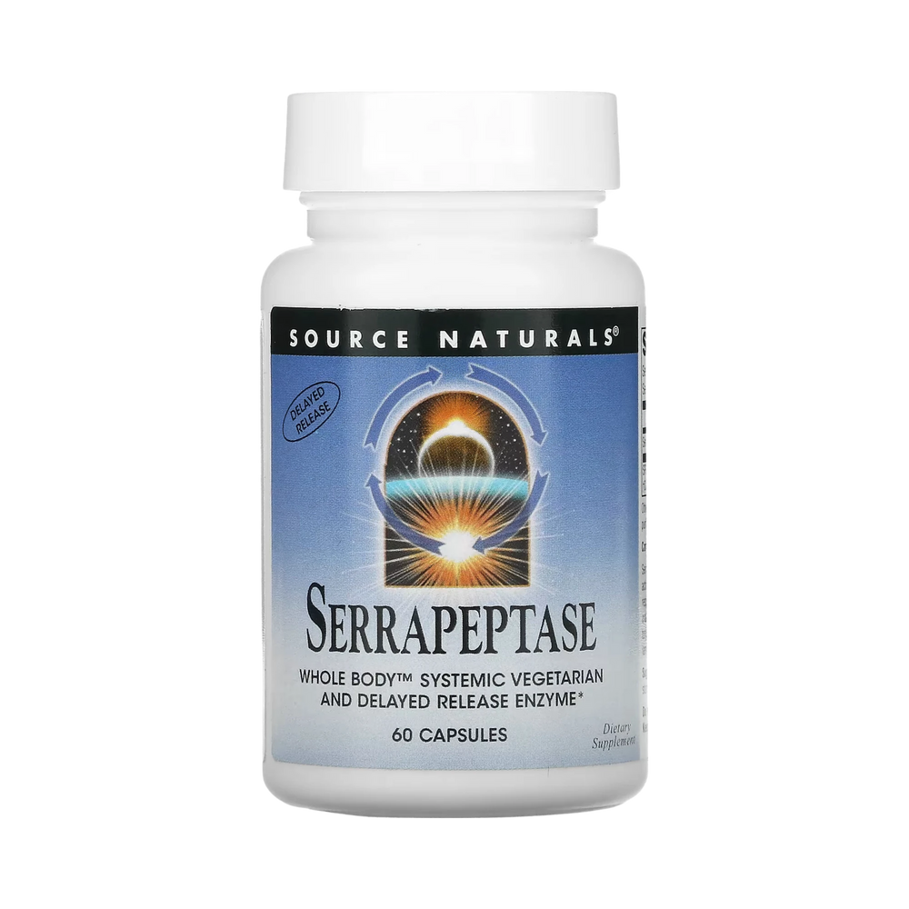 Source Naturals, Serrapeptase Vegetarian, 60 Vegi Caps