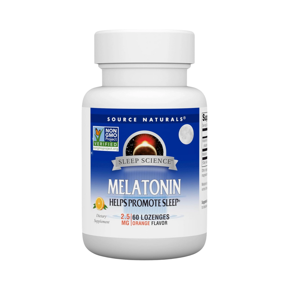 Source Naturals, Sleep Science Melatonin, 2.5 Mg, 60 Orange Lozenge