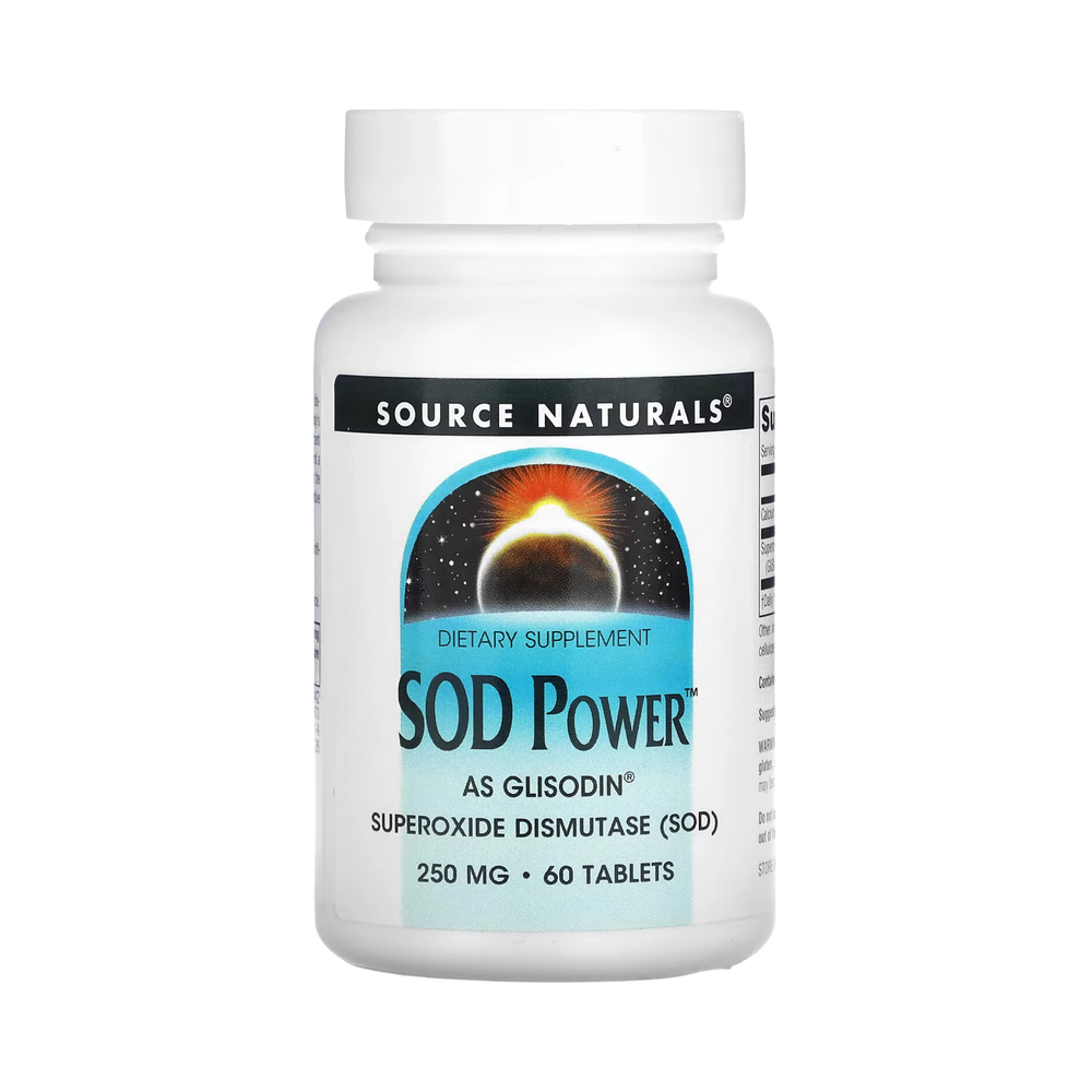 Source Naturals, SOD Power, 250 Mg, 60 Tablets