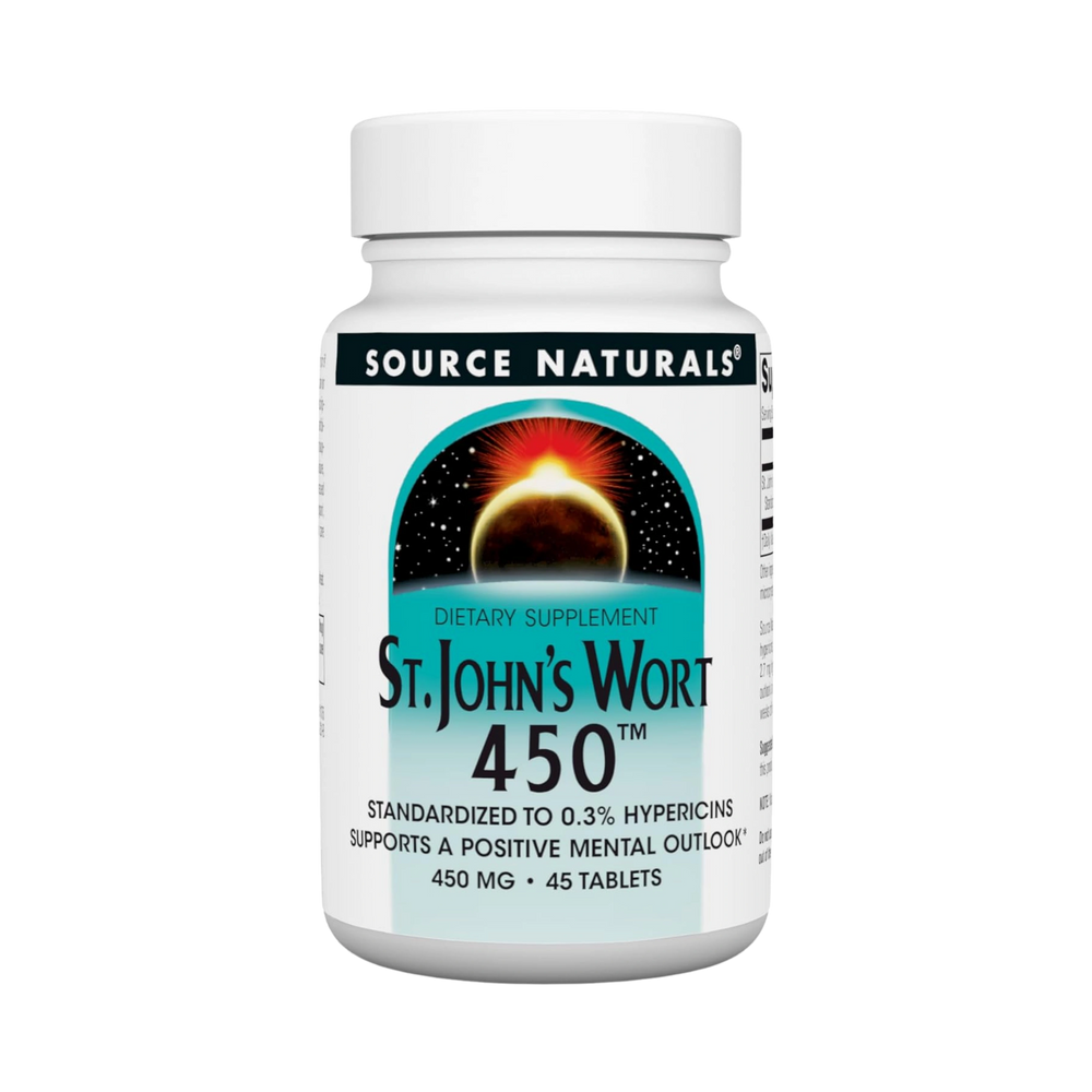 Source Naturals, St. John's Wort 450, 450 Mg, 45 Tablets