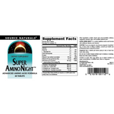 Source Naturals, Super Amino Night, 60 Capsules