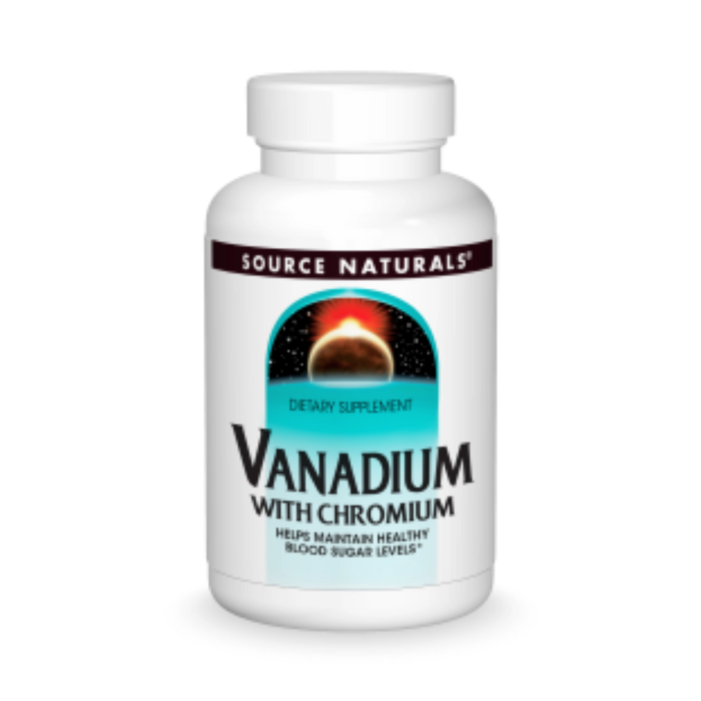 Source Naturals, Vanadium with Chromium, 90 Tablets