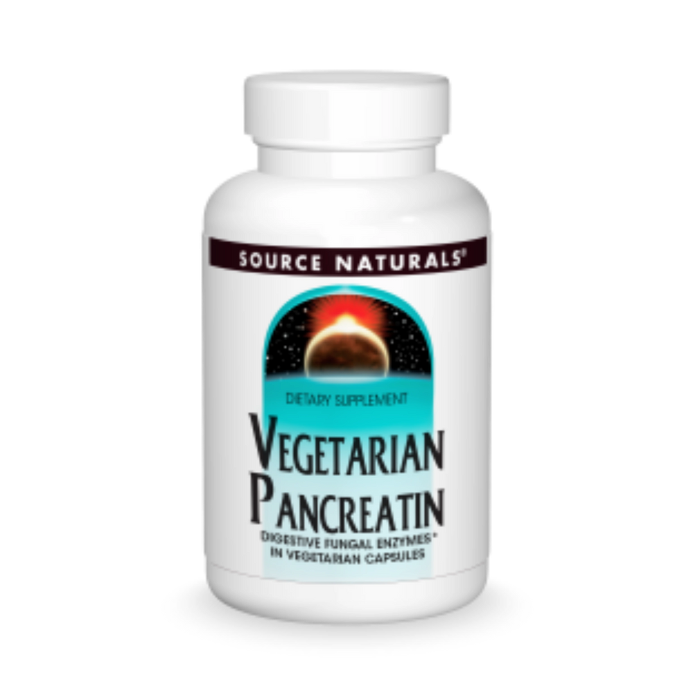 Source Naturals, Vegetarian Pancreatin, 475 Mg, 60 Capsules