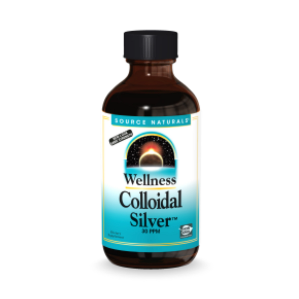 Source Naturals, Wellness Colloidal Silver, 30 Ppm, 16 Oz Liquid