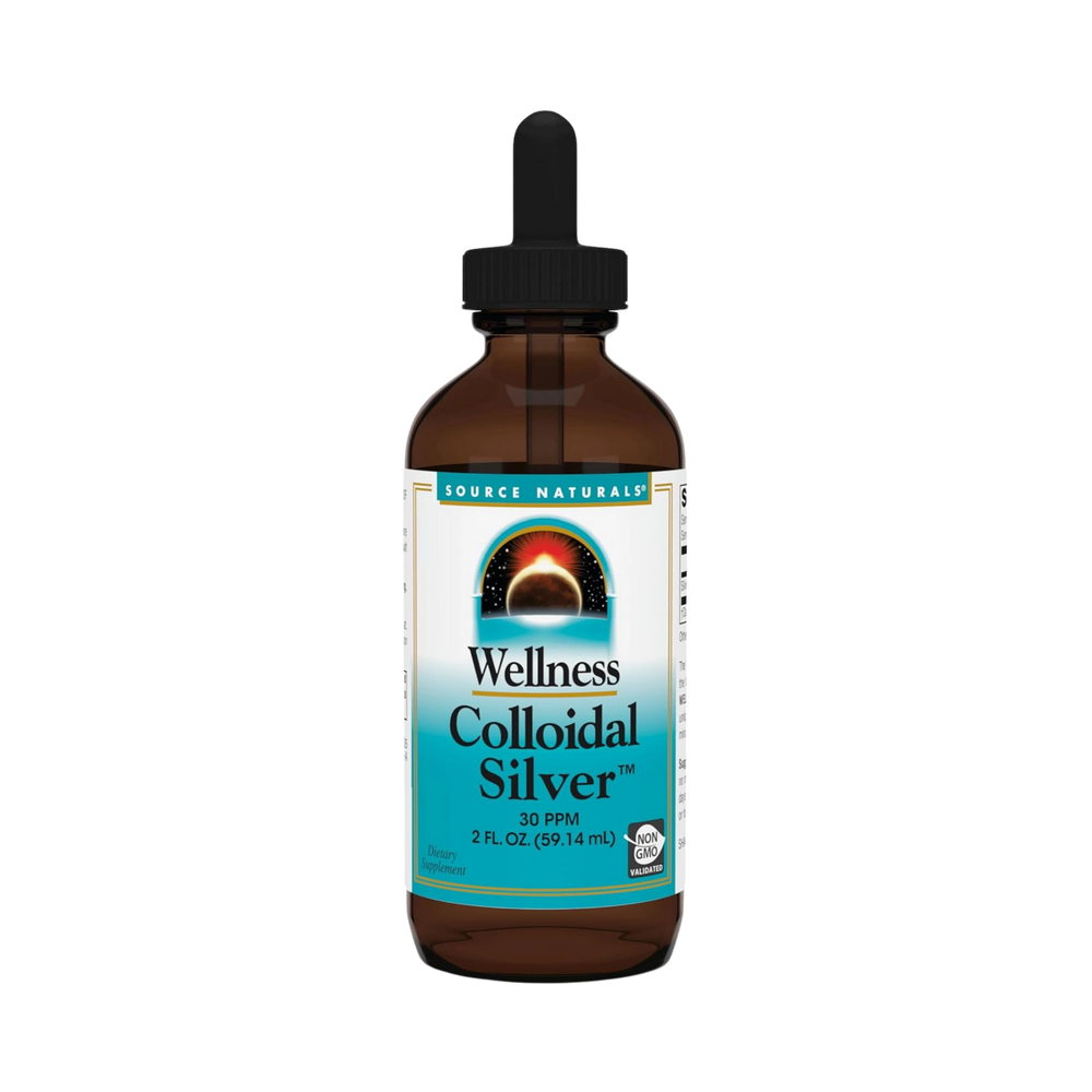 Source Naturals, Wellness Colloidal Silver, 30 Ppm, 2 Oz Liquid