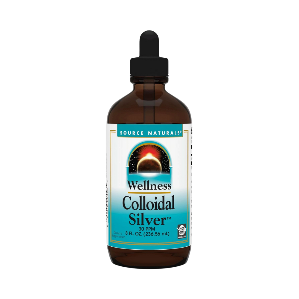 Source Naturals, Wellness Colloidal Silver, 30 Ppm, 8 Oz Liquid