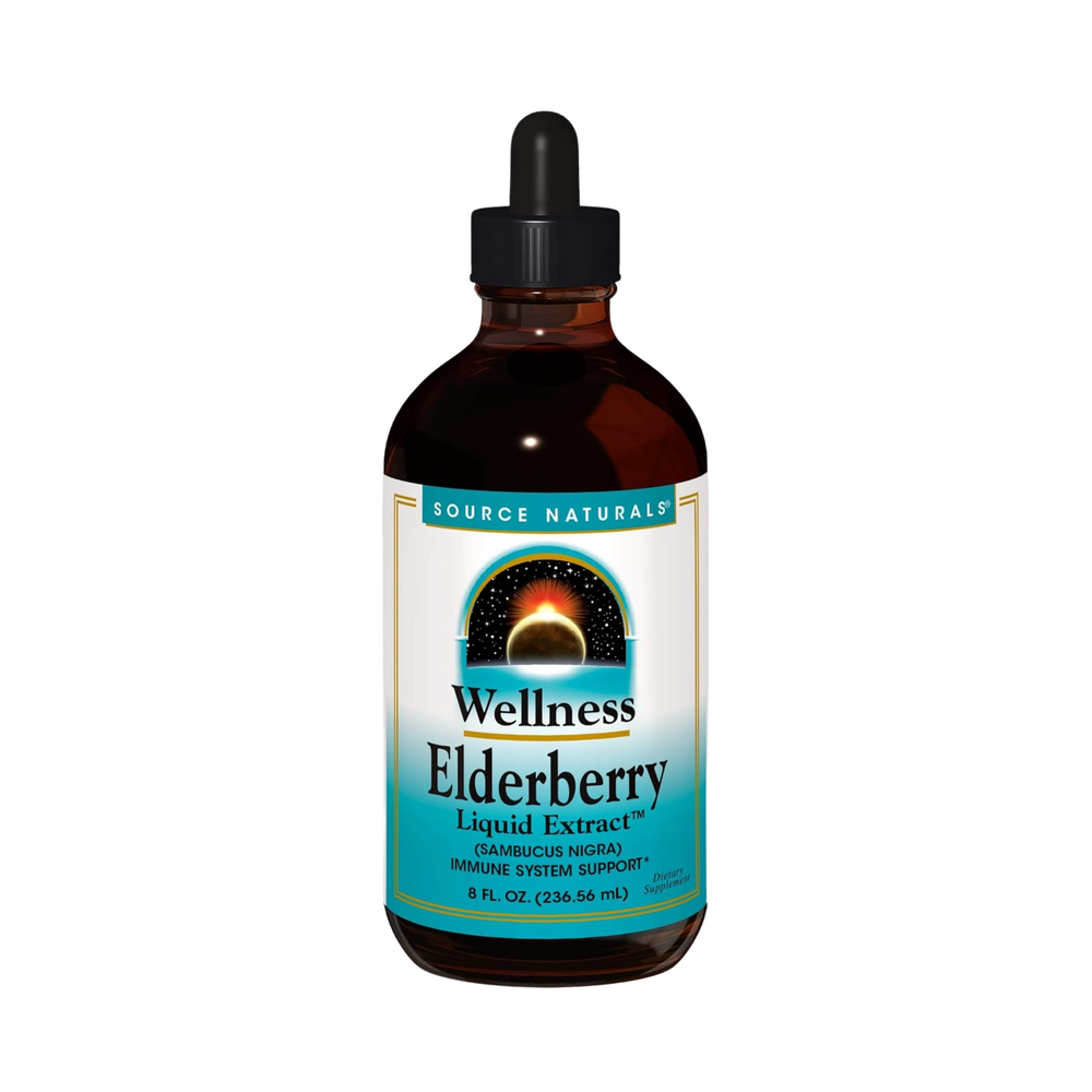 Source Naturals, Wellness Elderberry Liquid Extract, 8 Oz
