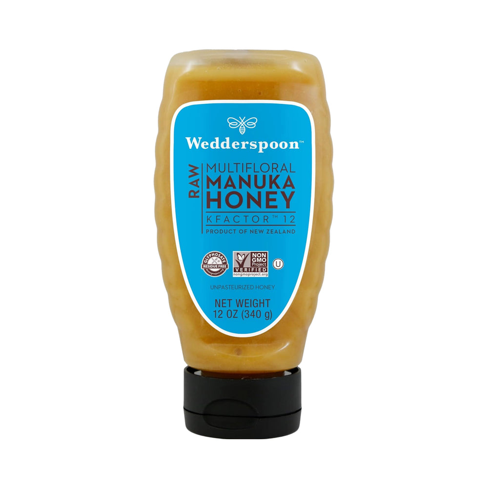 Wedderspoon, Raw Multifloral Manuka Honey, KFactor 12, 12 oz, 340g