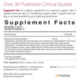 EcoNugenics, PADMA Basic, 60 Capsules