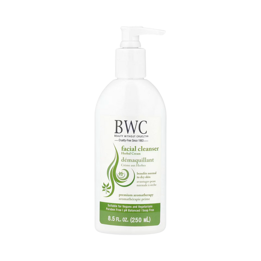 Beauty Without Cruelty, Facial Cleanser, Herbal Cream, 8.5 Fl Oz