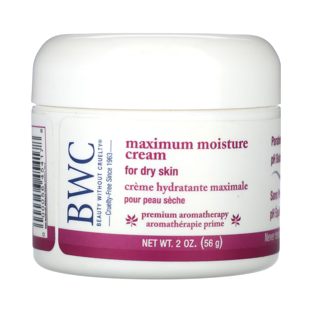 Beauty Without Cruelty, Maximum Moisture Cream, 2 Oz