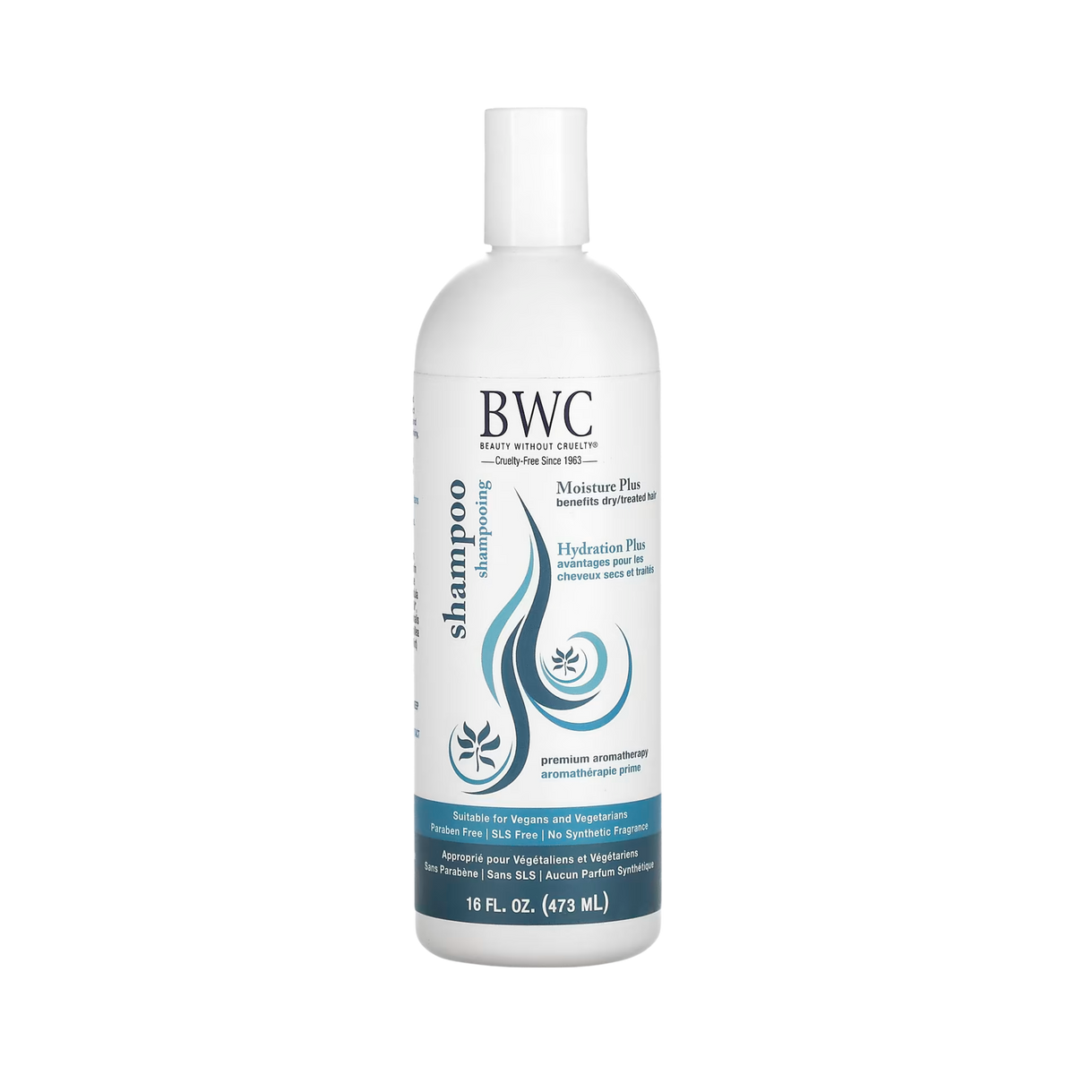Beauty Without Cruelty, Shampoo Moisture Plus, For Dry/Treated Hair, 16 Fl Oz