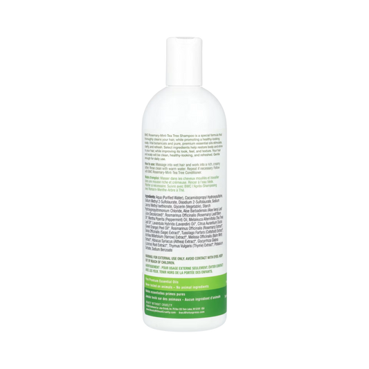 Beauty Without Cruelty, Shampoo, Rosemary Mint Tea Tree, 16 Fl Oz
