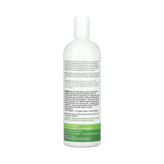 Beauty Without Cruelty, Hair & Scalp Treatment Conditioner, Rosemary Mint Tea Tree, 16 Fl Oz