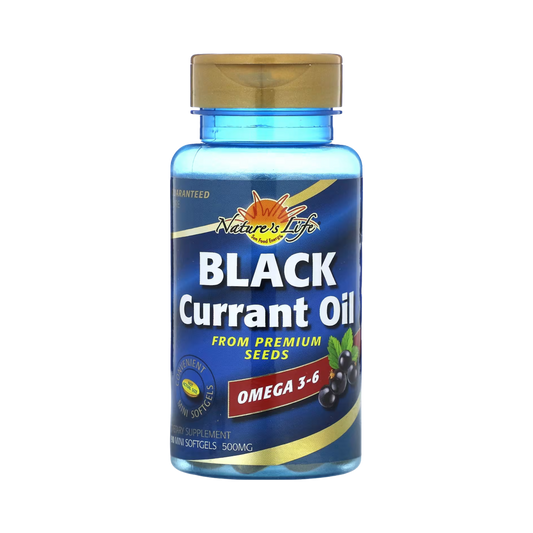 Nature's Life, Black Currant Oil, 500 mg, 90 Mini Softgels
