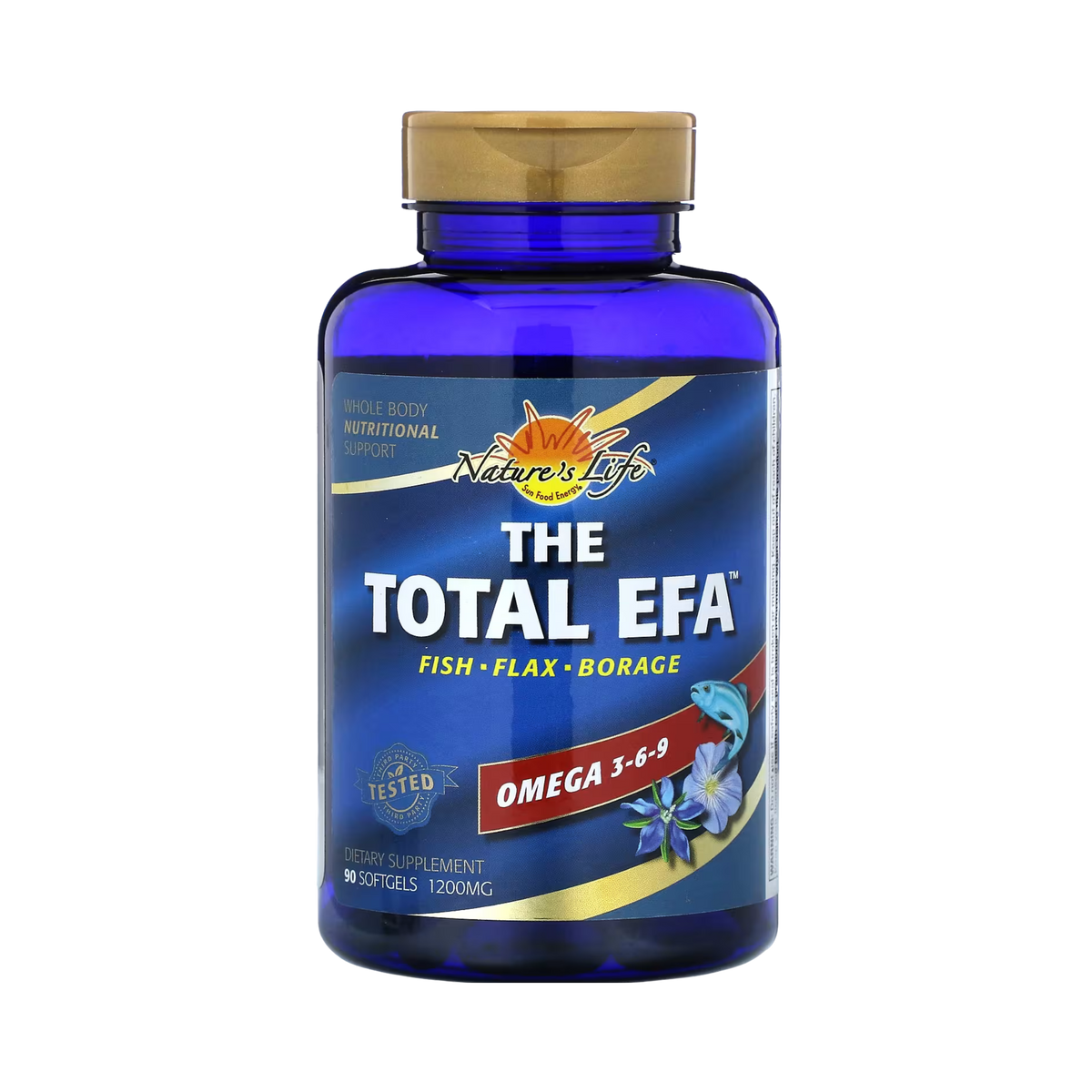Nature's Life, The Total EFA Fish Oi, 90 Softgels