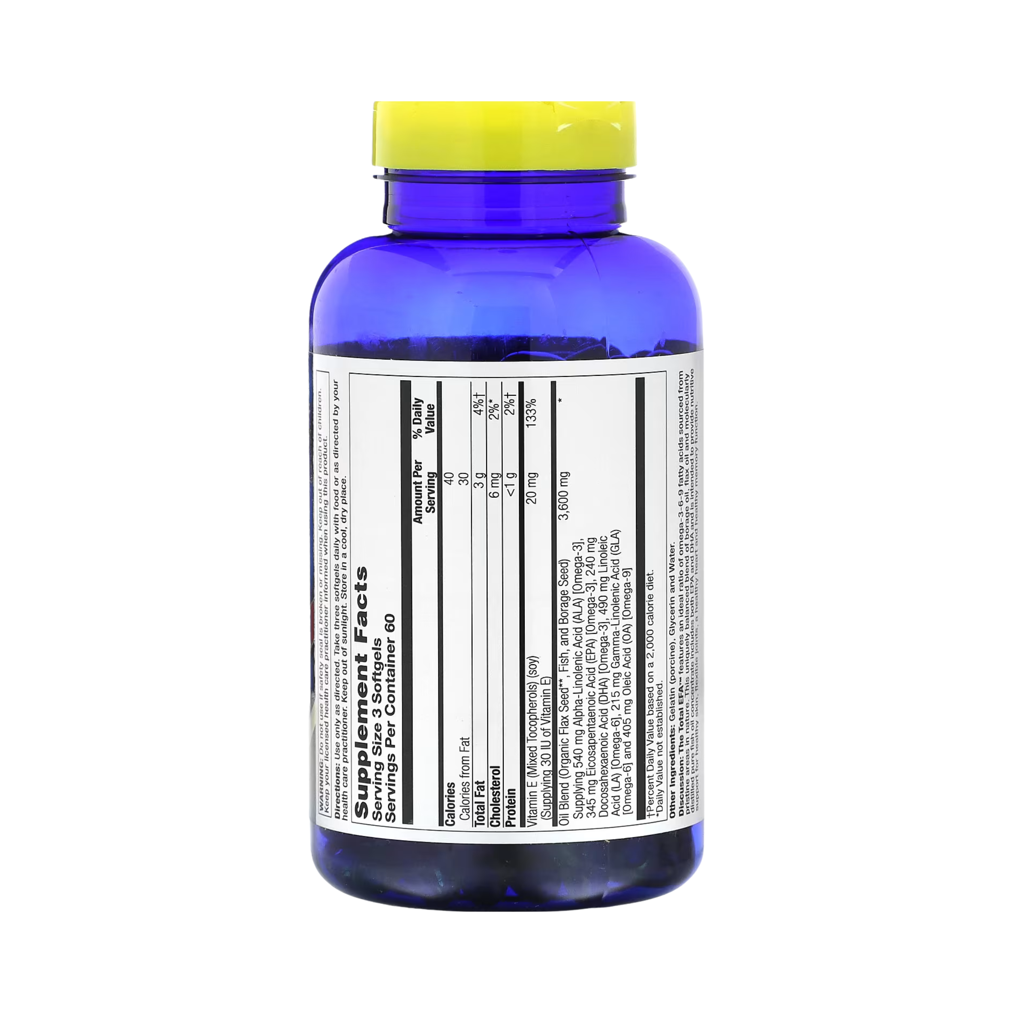 Nature’s Life, The Total EFA, 180 Softgels