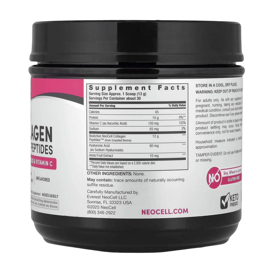 NeoCell, Advanced Collagen Peptides, Unflavored, 13.7 oz (390 g)