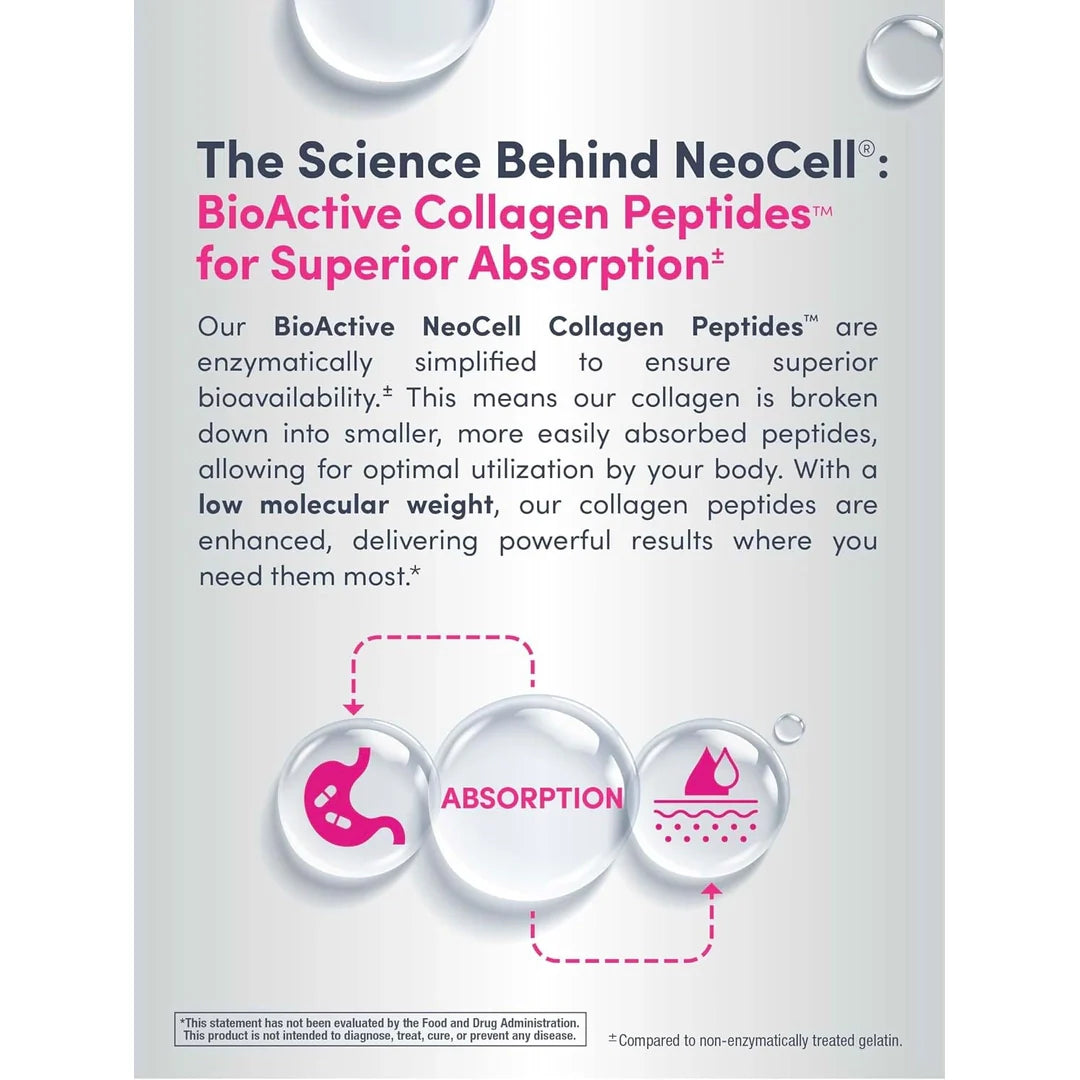 NeoCell, Advanced Collagen Peptides, Unflavored, 13.7 oz (390 g)