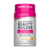 NeoCell, Hair, Skin & Nails Beauty Builder Gummies, Lemon, 60 Gummies
