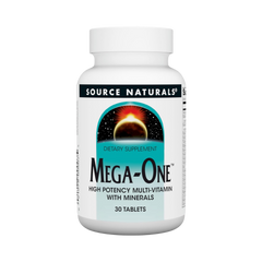 Source Naturals, Mega-One Multi-Vitamin with Minerals, 30 Tablets